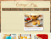 Tablet Screenshot of cottagepies.com